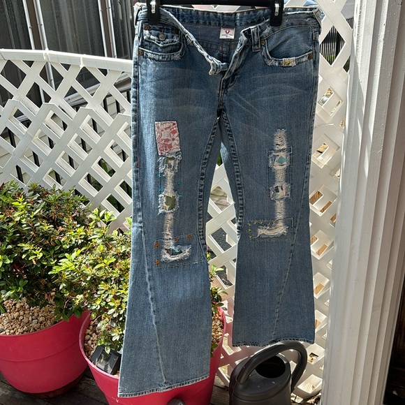 True Religion Denim - Vintage WOODSTOCK True religion made USA size 31 festival flare  EXTREMELY RARE